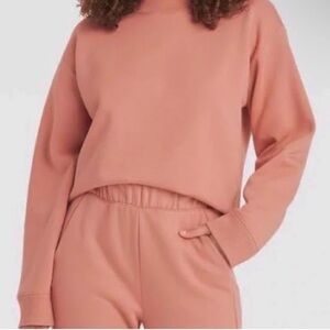 A New Day Cozy Dusty‎ Pink Sweatshirt Women’s Size Medium